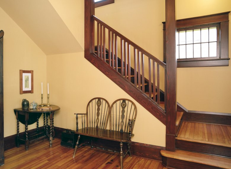 This is an example of an arts and crafts staircase in Other.
