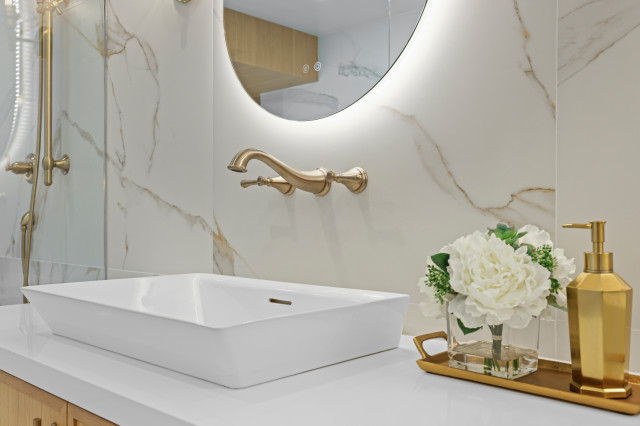 Complete Contemporary Makeover contemporary-bathroom