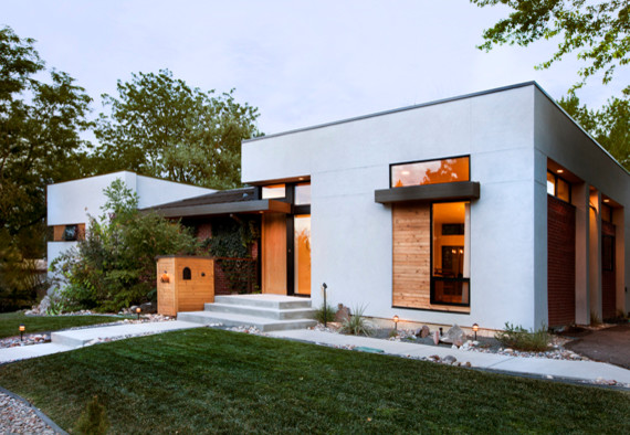 This is an example of a modern exterior in Denver.