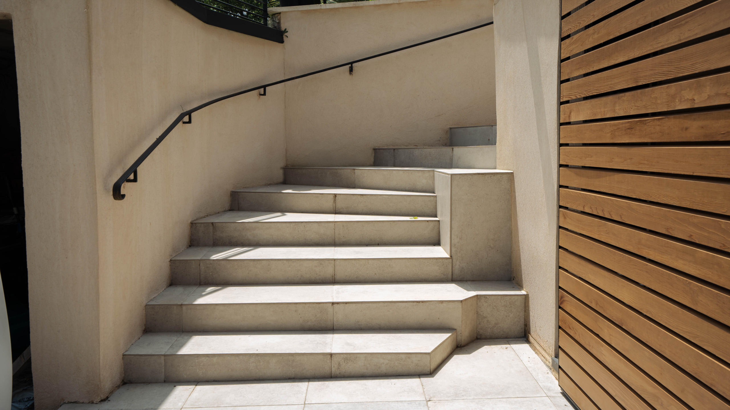 réhabilitation de l'escalier extérieur
