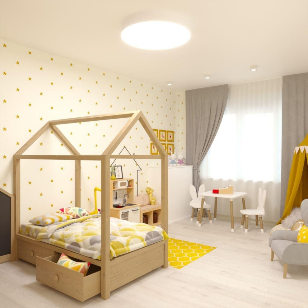 Сканди интерьер 3-комн.кв.