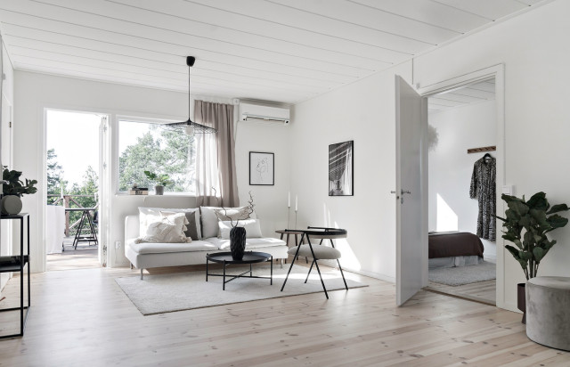 Fullm&ouml;blering av villa scandinavian-living-room