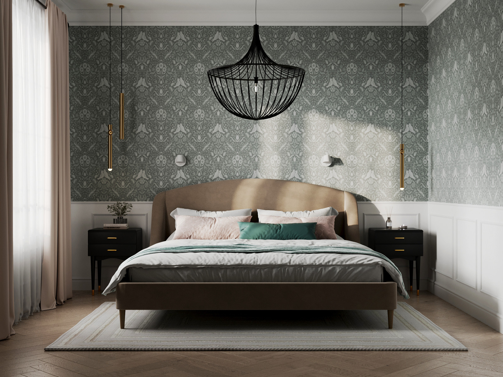 Дом с арочными окнами