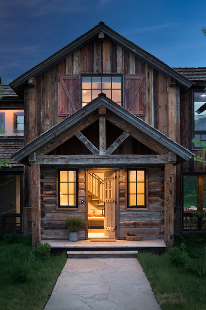 Shooting Star Cabin Rustic Entrance Other By Ridgeline Log