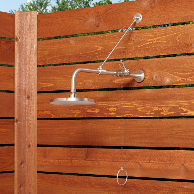 Signature Hardware 401595 Stainless Steel Outdoor Shower Trim with