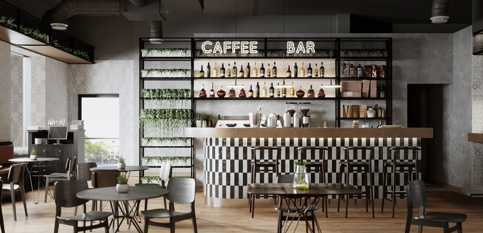 Дизайн-проект пиццерии в Москве