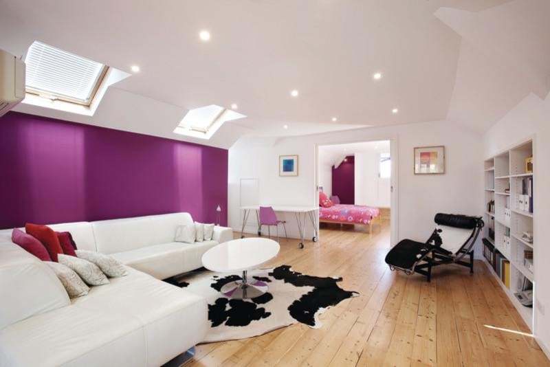 Design ideas for a contemporary living room in Melbourne.