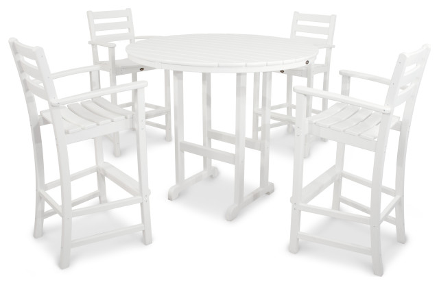 trex outdoor furniture monterey bay 5 piece bar set