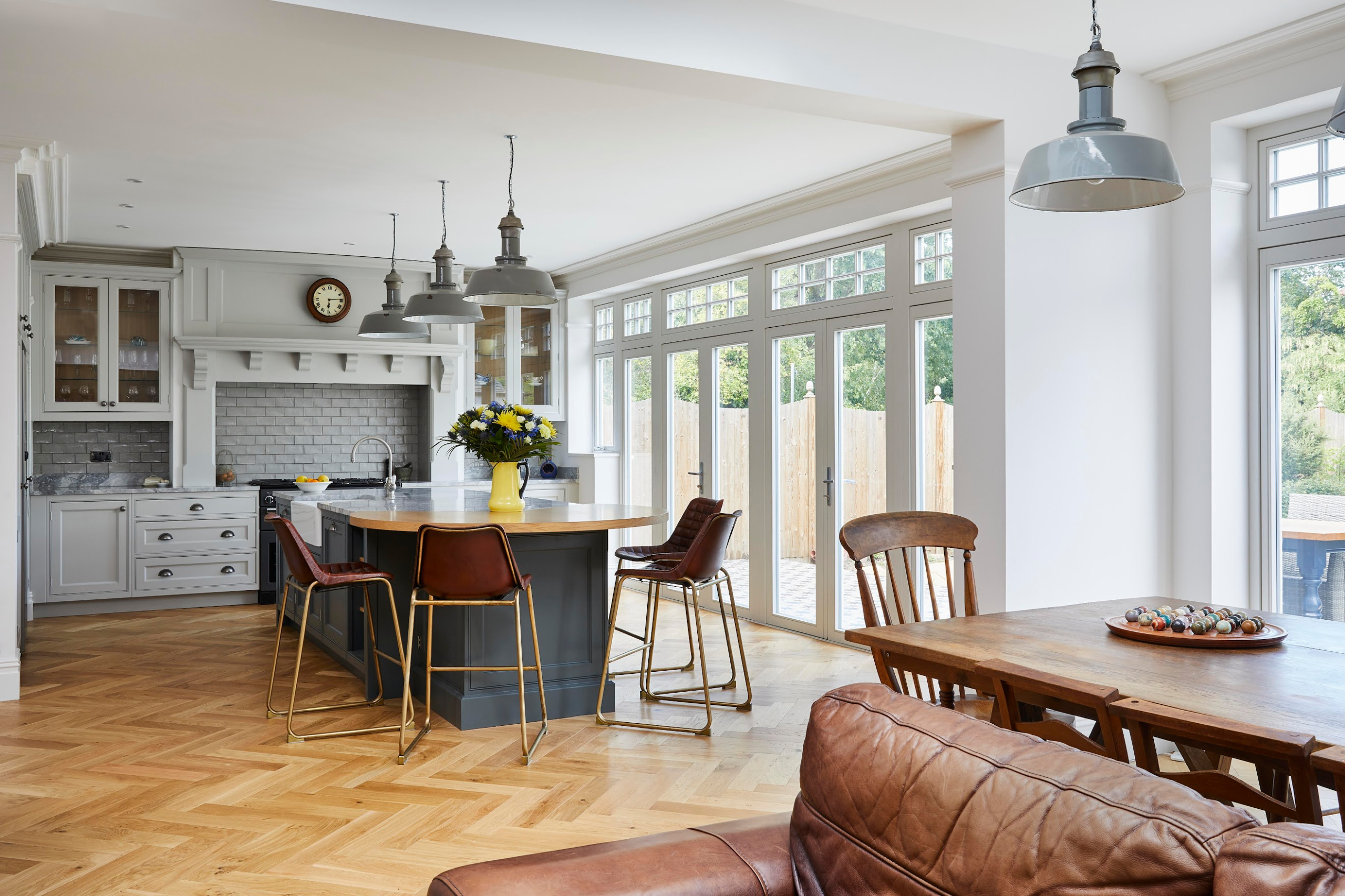 yellow kitchen