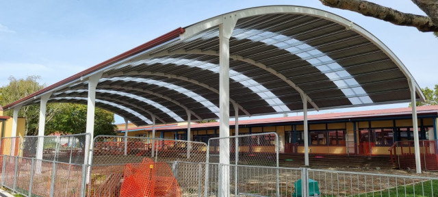 School Canopy Project industrielt-hus-og-facade