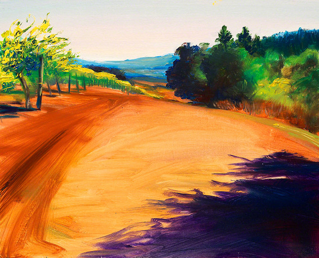 Bring home the Russian River Valley with "Seeping Dusk" by Ann Rea, oil painting