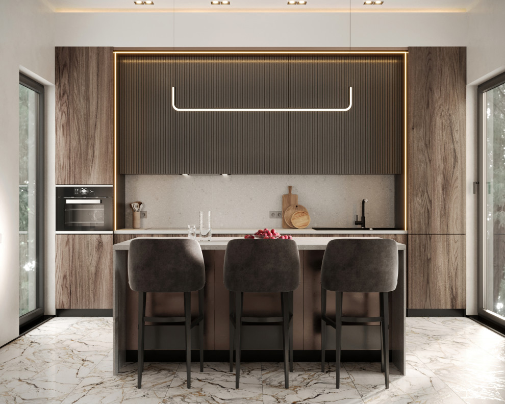 Загородный дом, минималистичный и строгий