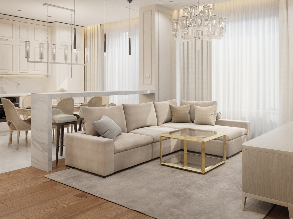 Светлая квартира в ЖК Небо