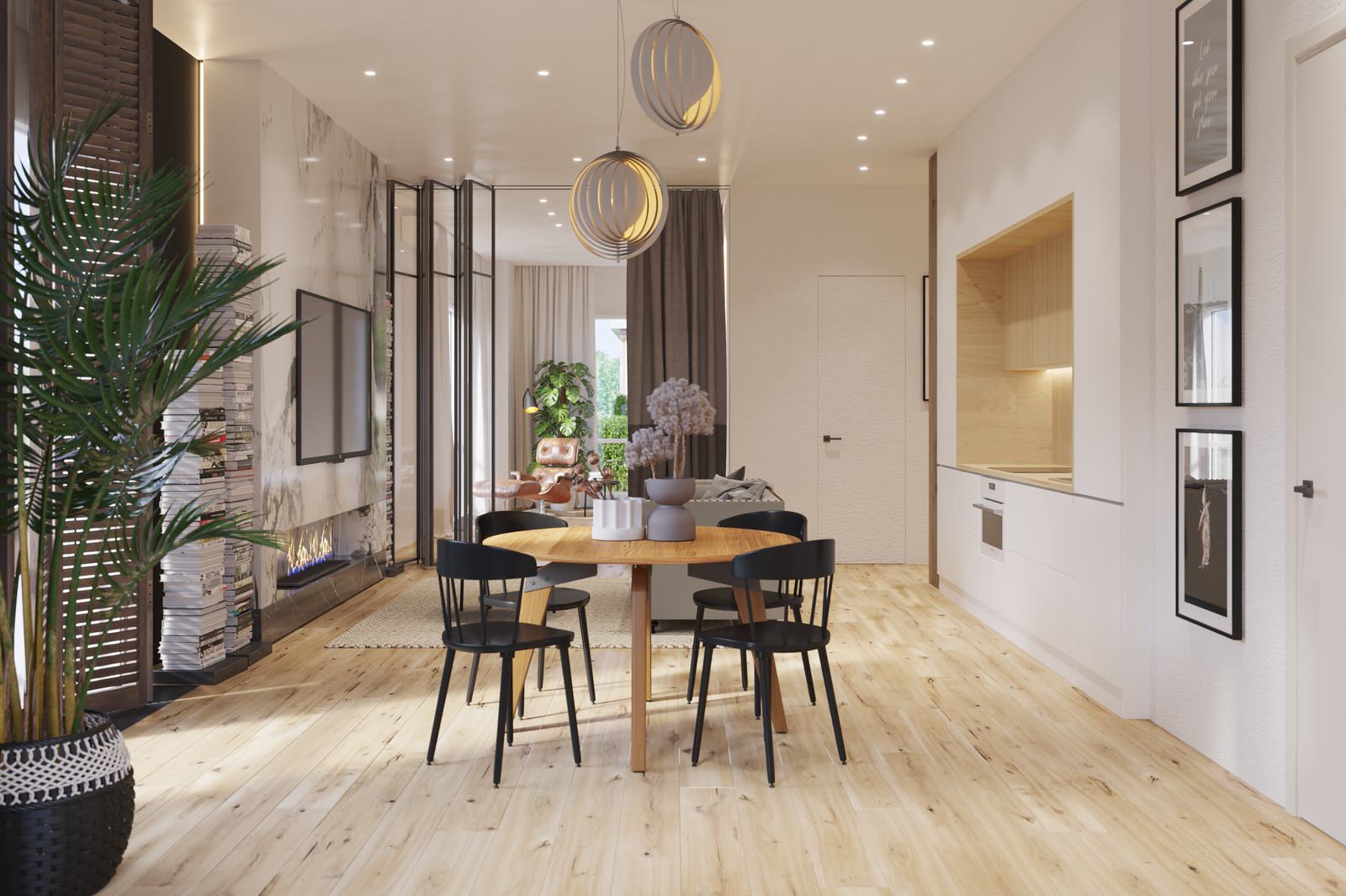 кухня-гостиная