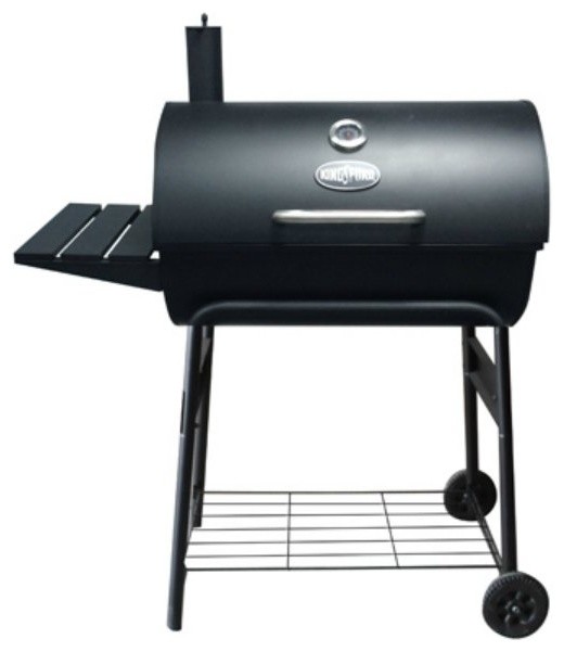 Kingsford® CG2001302KF Charcoal Barrel Grill with Side Shelf, 30