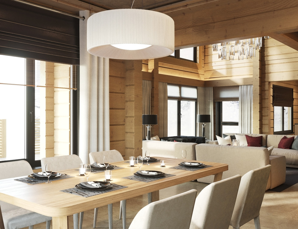 Дом элементами современного шале