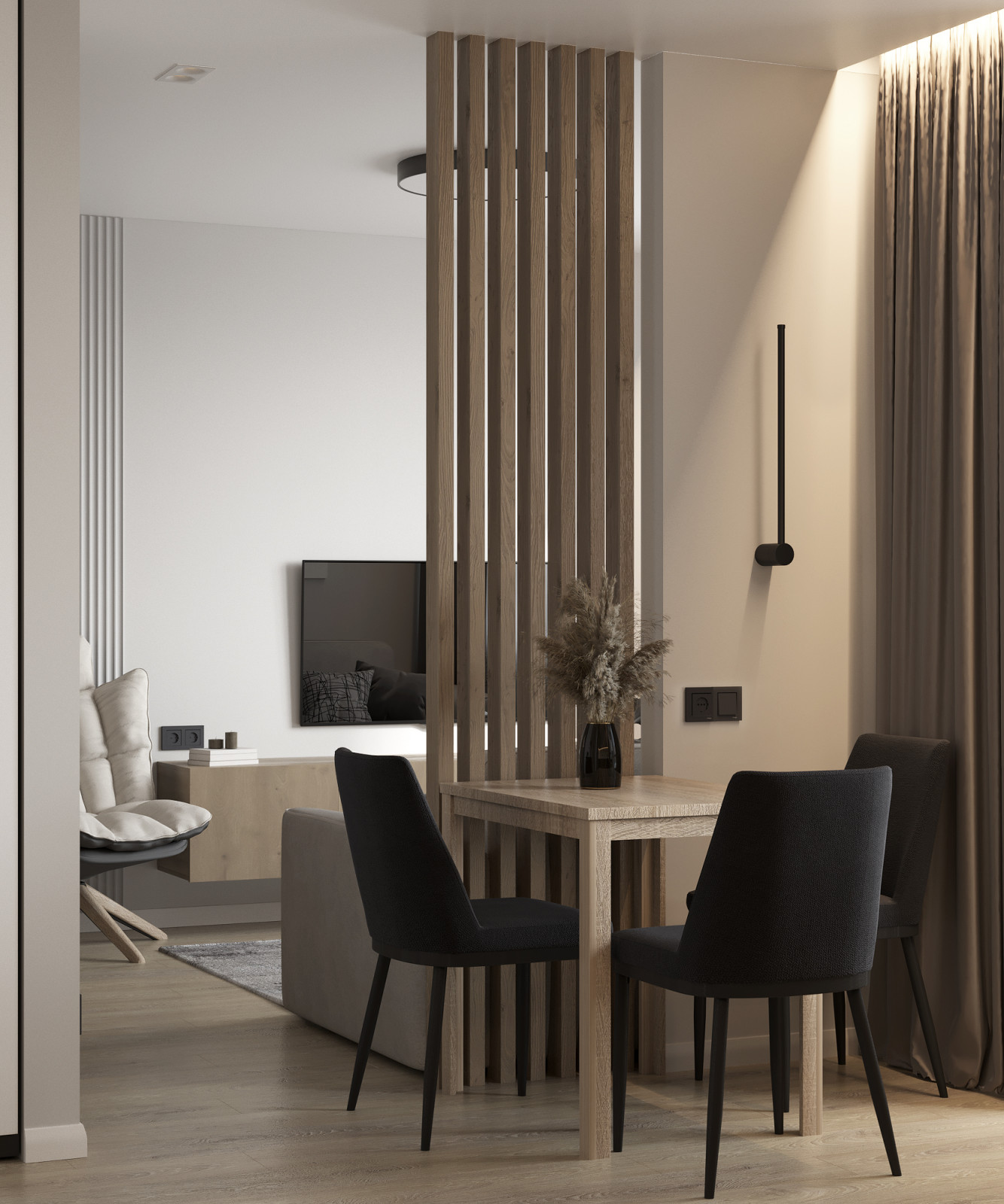 Дизайн-проект однокомнатной квартиры