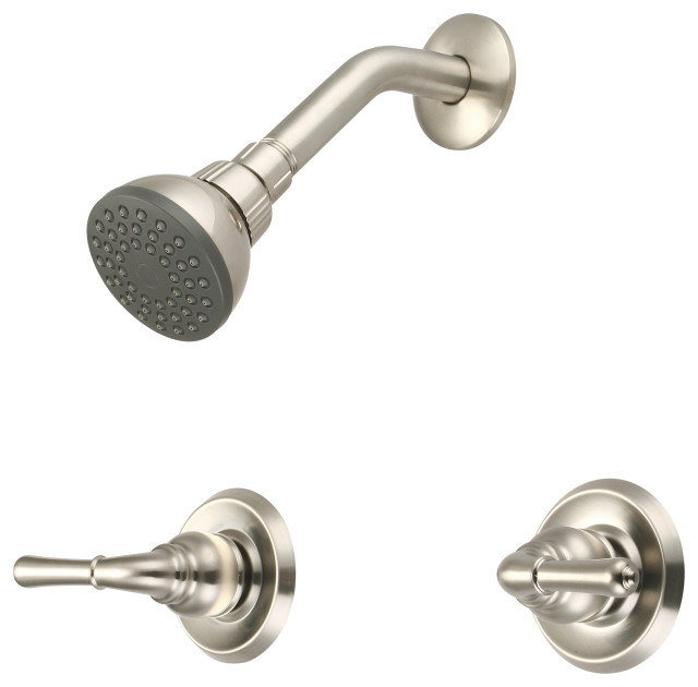 Elite Two Handle Shower Set Traditional Showerheads And Body Sprays