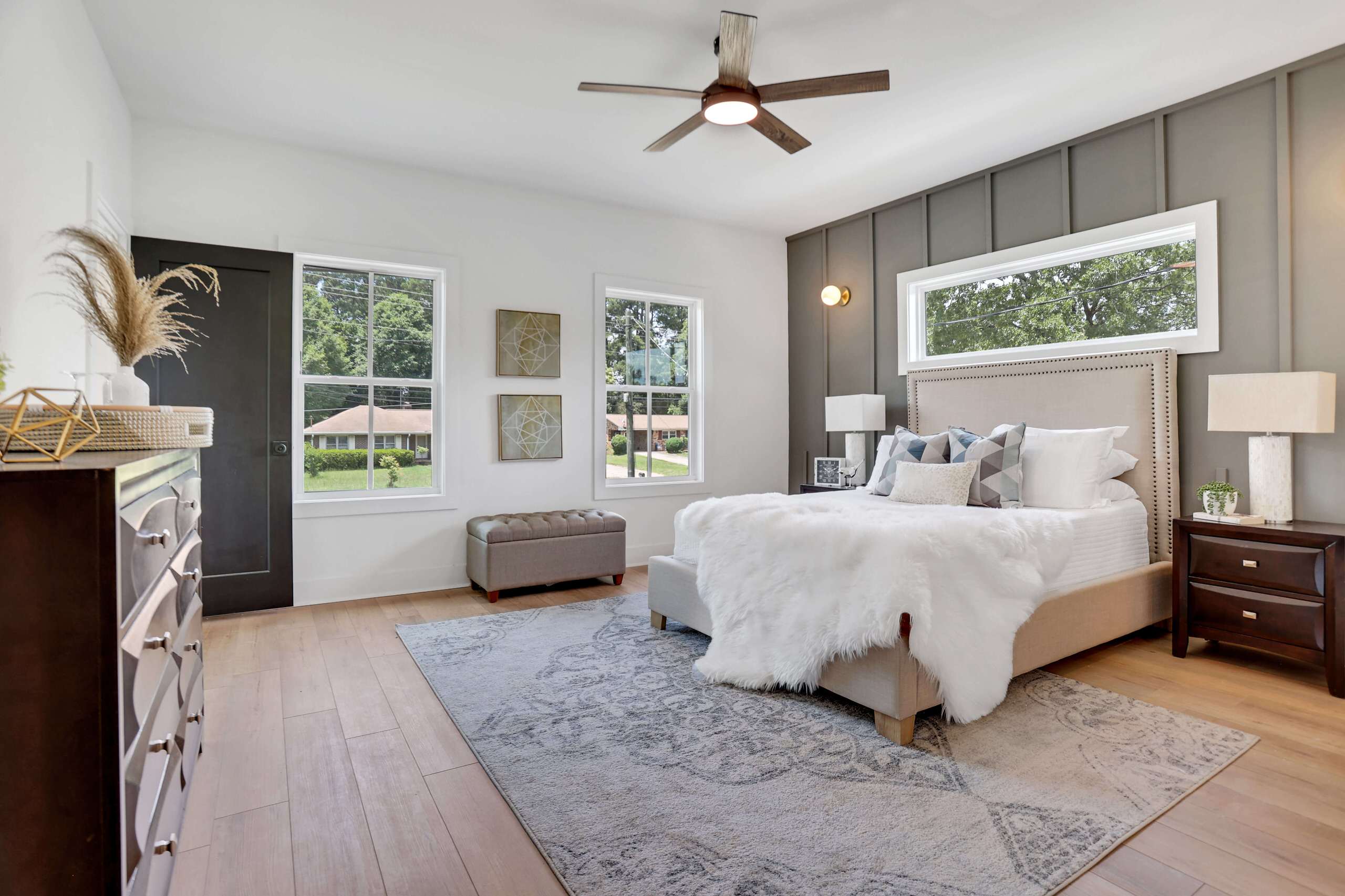 Custom Bedroom construction, new home construction