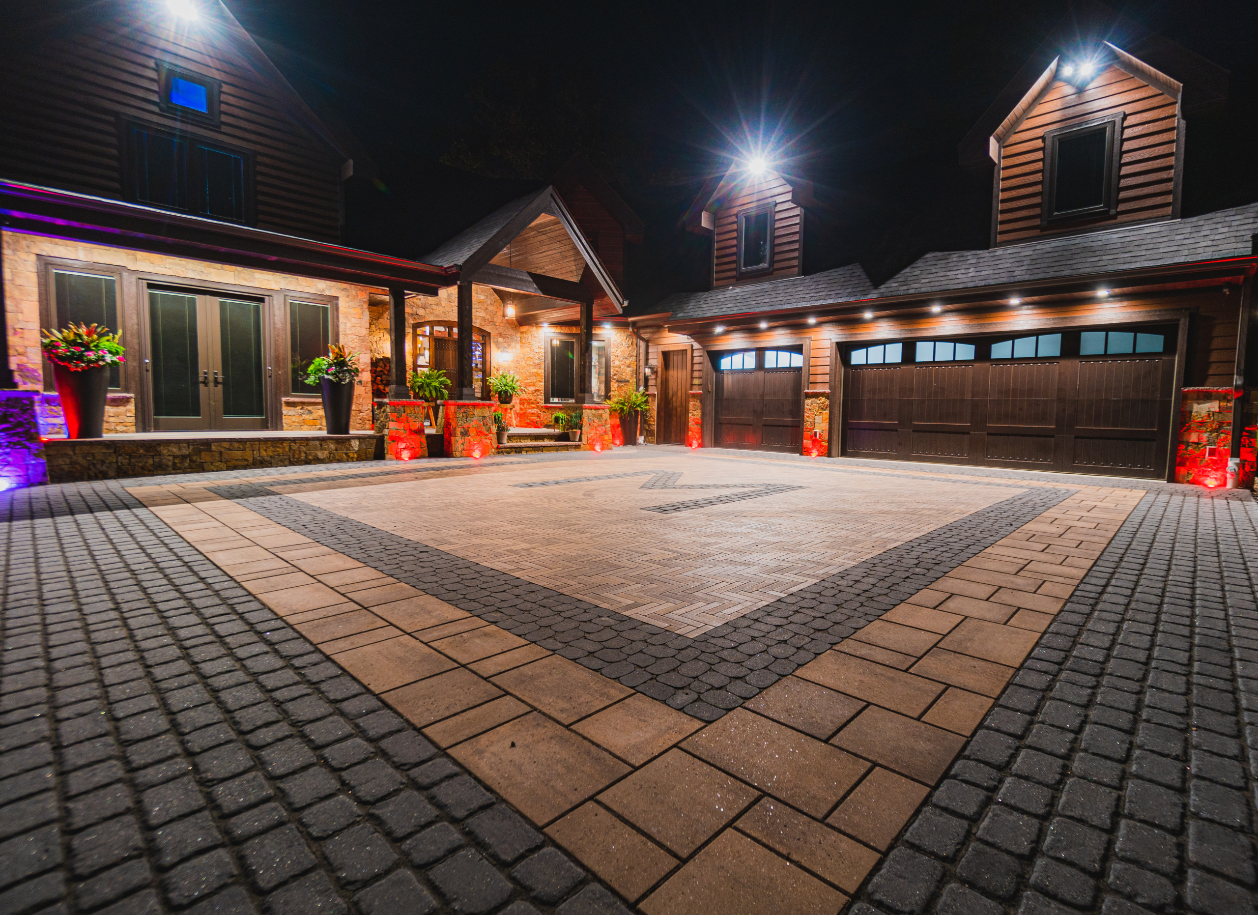 Award Winning Driveway Courtyard