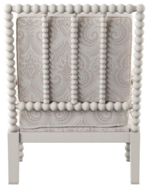 Sussex Beige Spindle Wood Frame Chair French Country Armchairs And Accent Chairs by