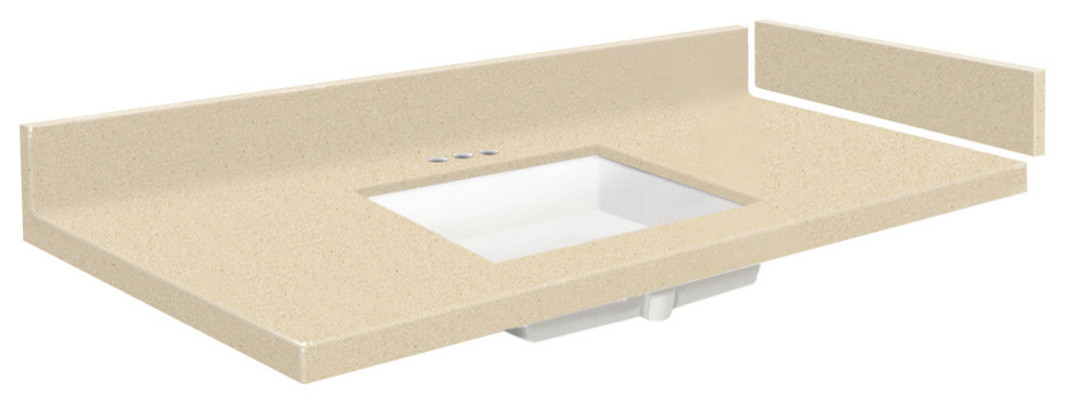 Transolid Vanity Top With 4