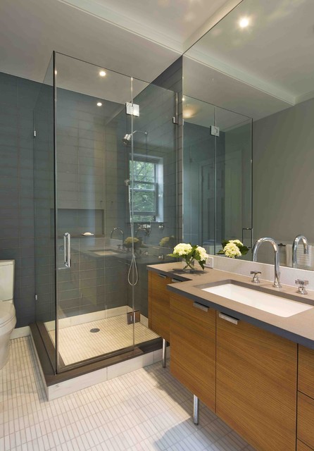 Bathroom moderne-badevaerelse