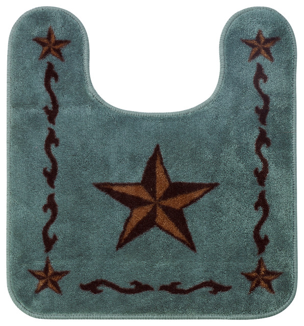 Hiend Accents Contour Turquoise Star Bath Rug Mats Houzz Contour Turquoise Star Bath Rug Transitional Mats