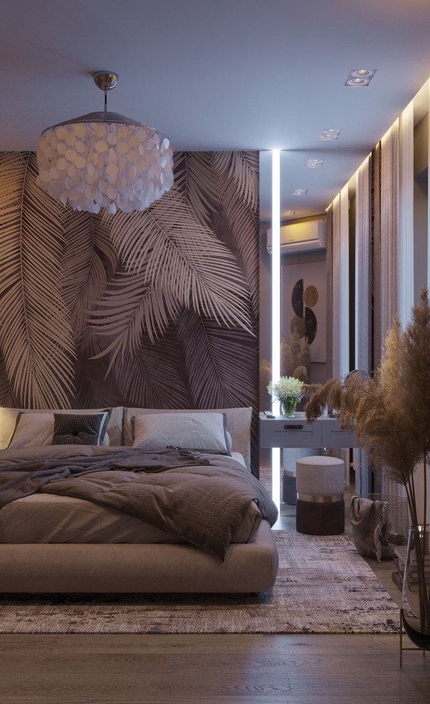 СОВРЕМЕННАЯ СПАЛЬНЯ В ГОРОДСКОЙ КВАРТИРЕ