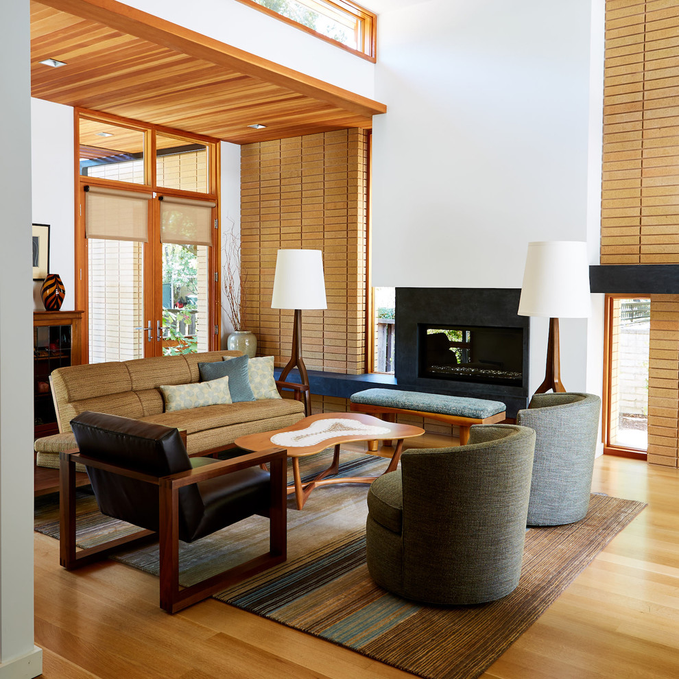 Mid-Century Menlo - Midcentury - Living Room - San Francisco - by ...