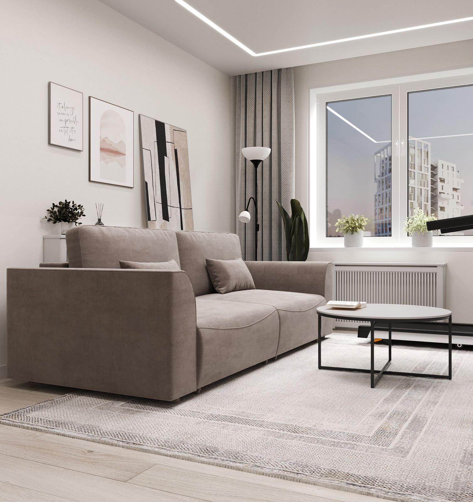 Трехкомнтаная квартира 73 кв.м