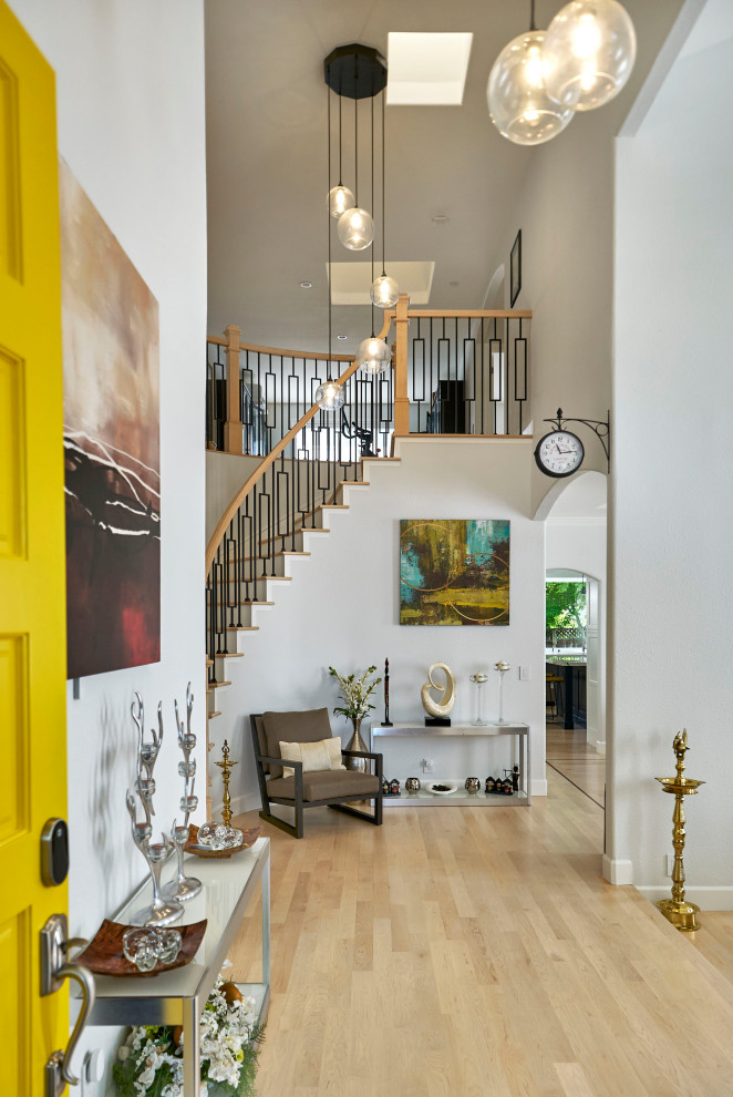 Inspiration for a transitional entryway remodel in San Francisco