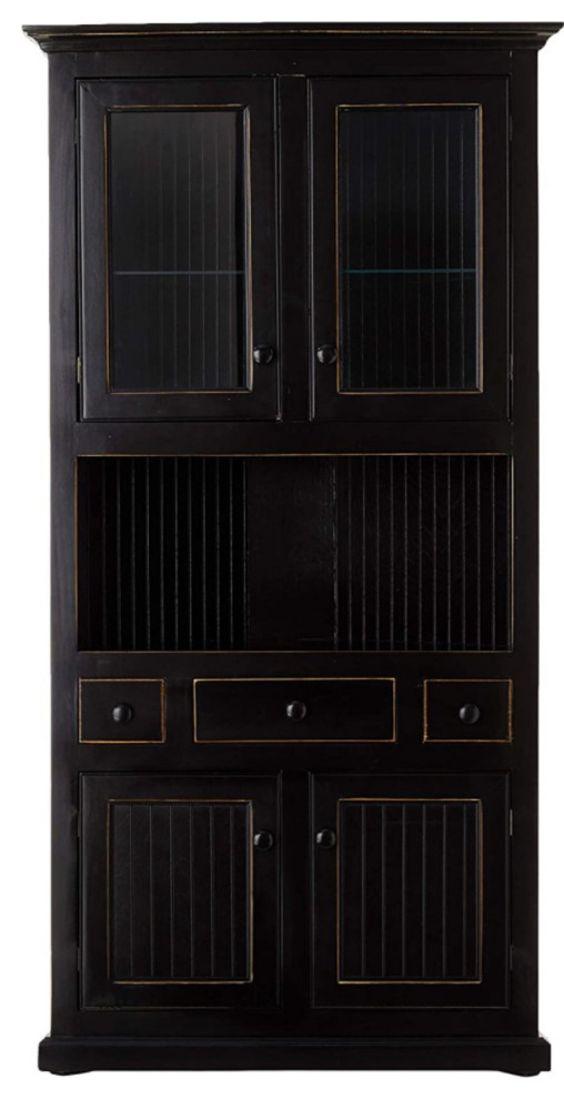 Eagle Furniture Corner Dining Hutch Buffet Traditional China Cabinets And Hutches By Houzz Eagle Furniture Corner Dining Hutch, Black Corner China Cabinet Hutch