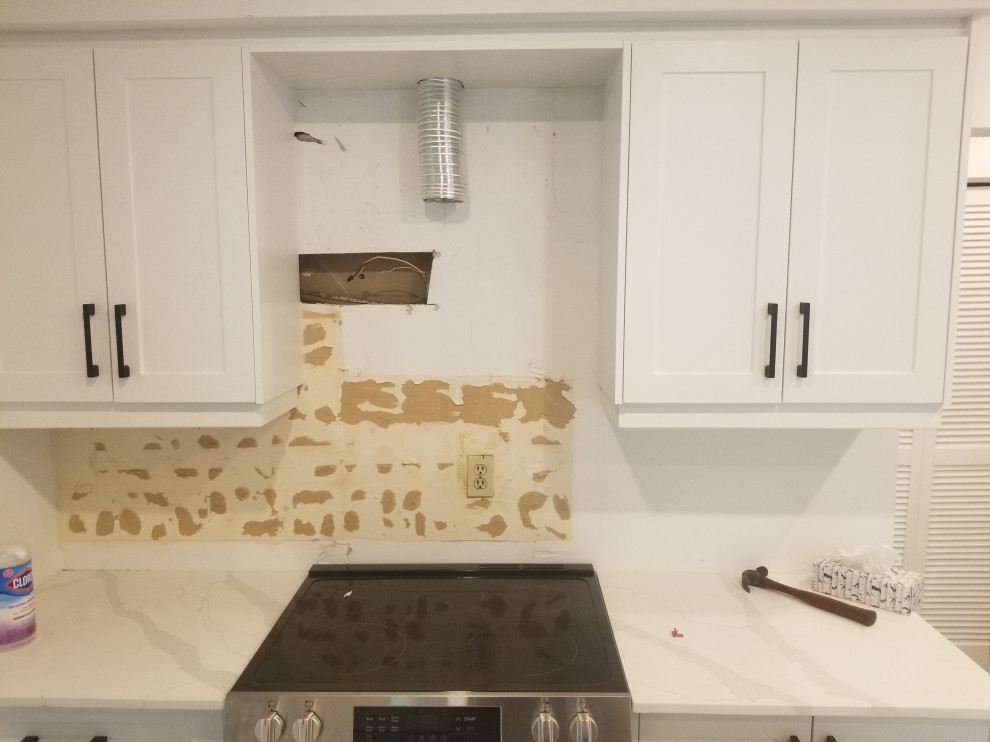Kitchen Remodel- Backsplash, Cabinets, and Painting