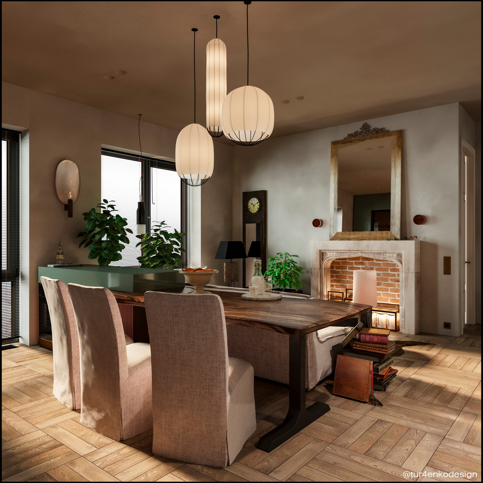 Эклектичный дизайн квартиры 100 м2 в ЖК "Павелецкая сити"