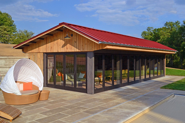  Kentucky  Pool House  Farmhouse  Exterior Louisville 