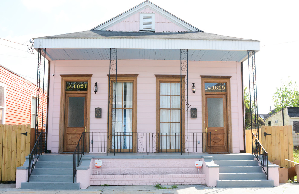 This is an example of a traditional exterior in New Orleans.