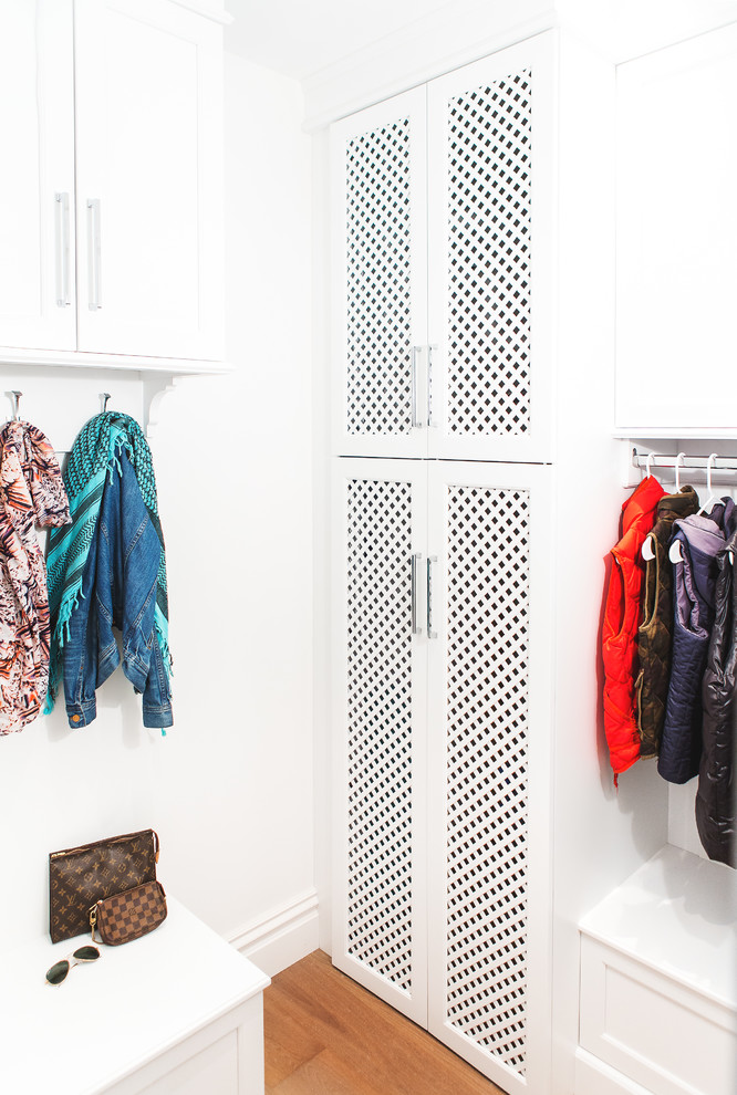 Inspiration for a transitional home design remodel in Boston