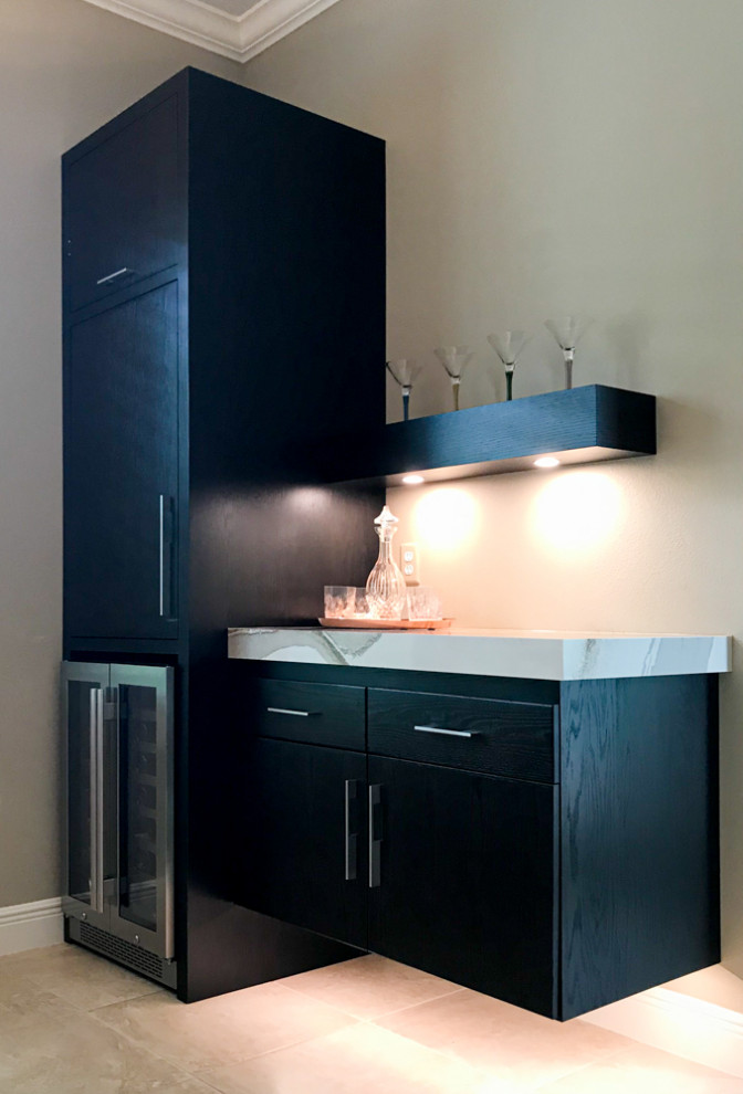 Modern Floating Bar - Modern - Home Bar - Tampa - by Miller Haus ...