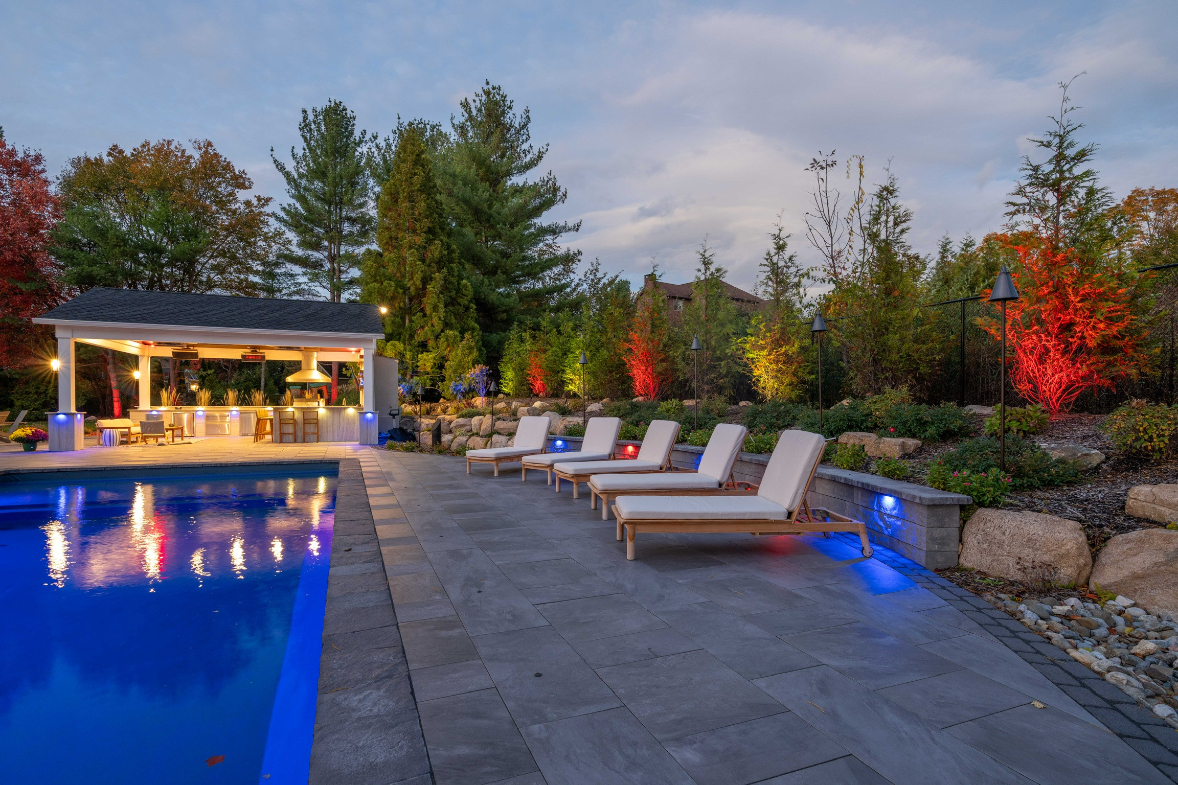 Porcelain Paradise with a Party Pavilian