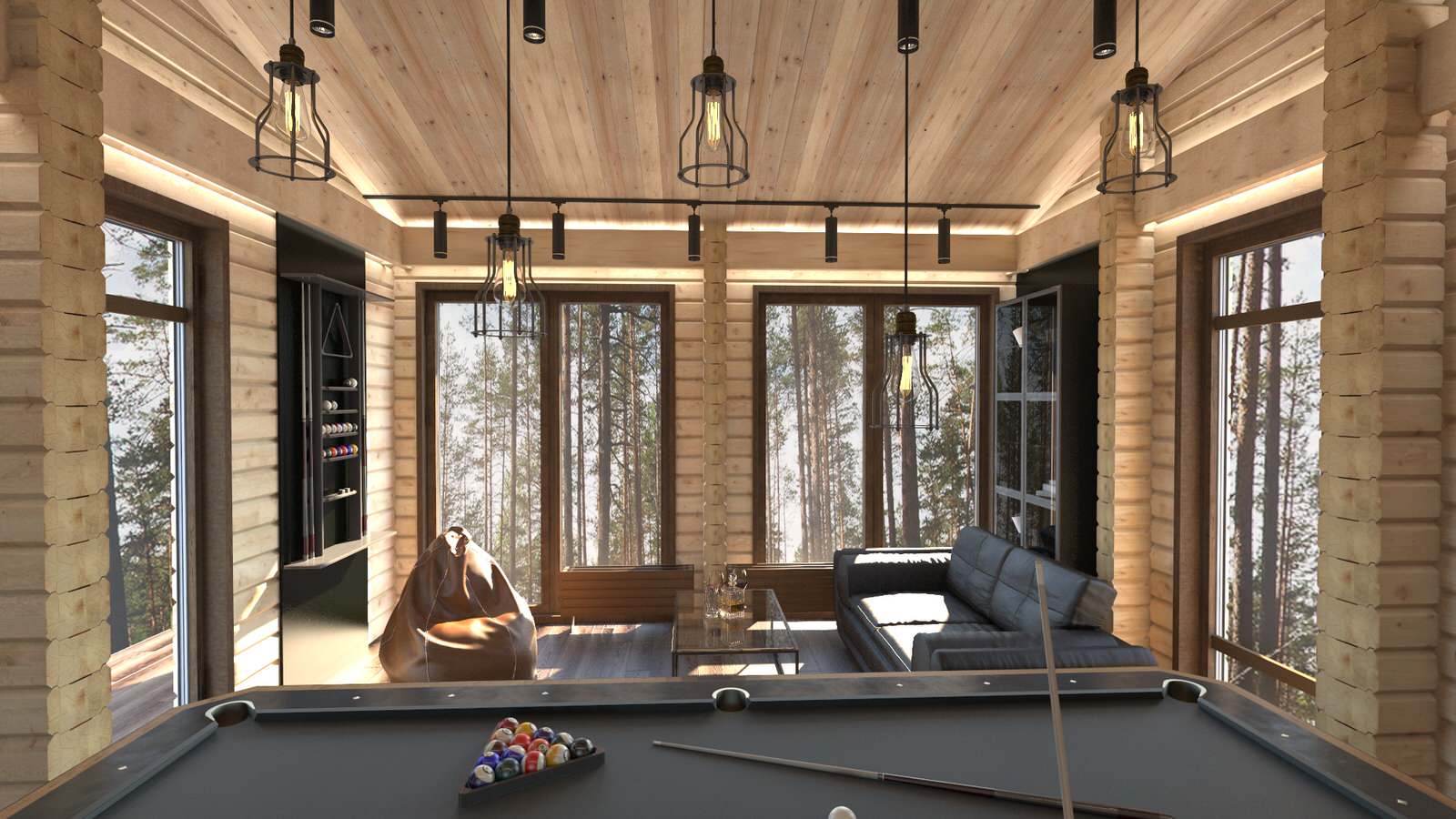 Дом из бруса