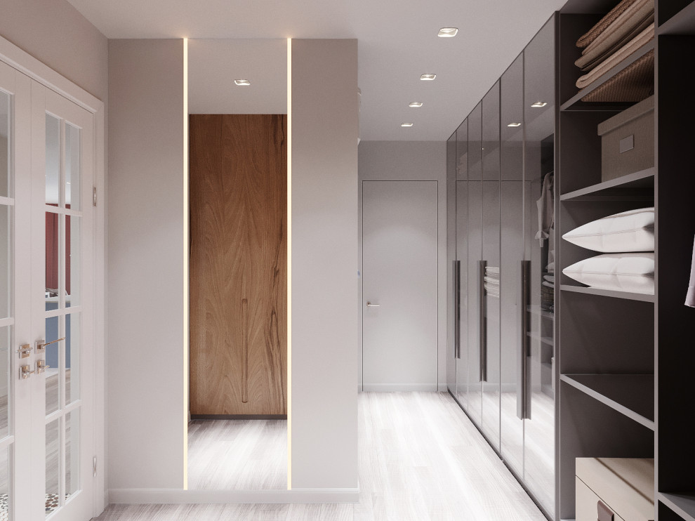 Квартира в минималистическом стиле 80 м^2 «ЖК Лазурные небеса» г.Казань