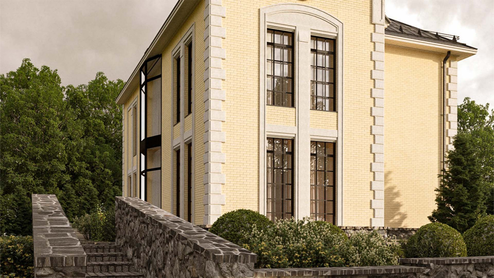 Современный дом в Английском стиле