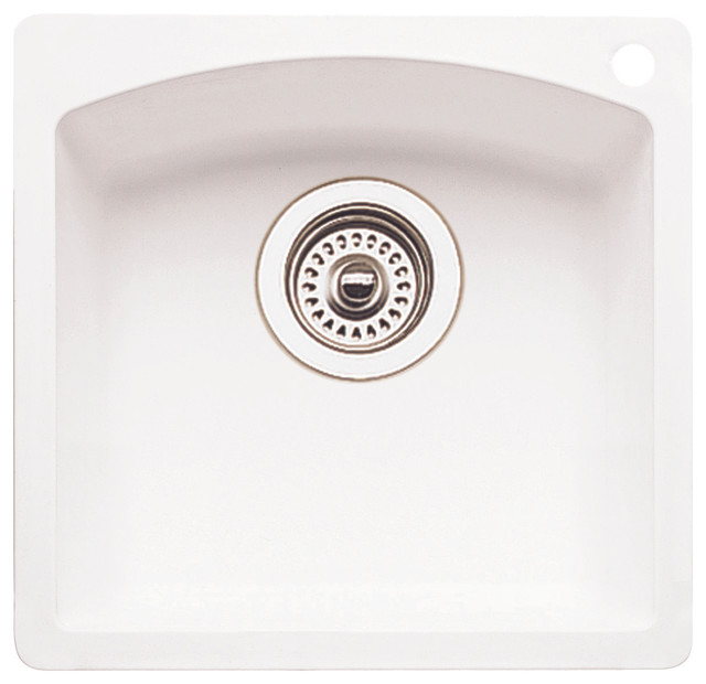 Blanco DropIn Bar Sink Silgranit II Contemporary Kitchen Sinks