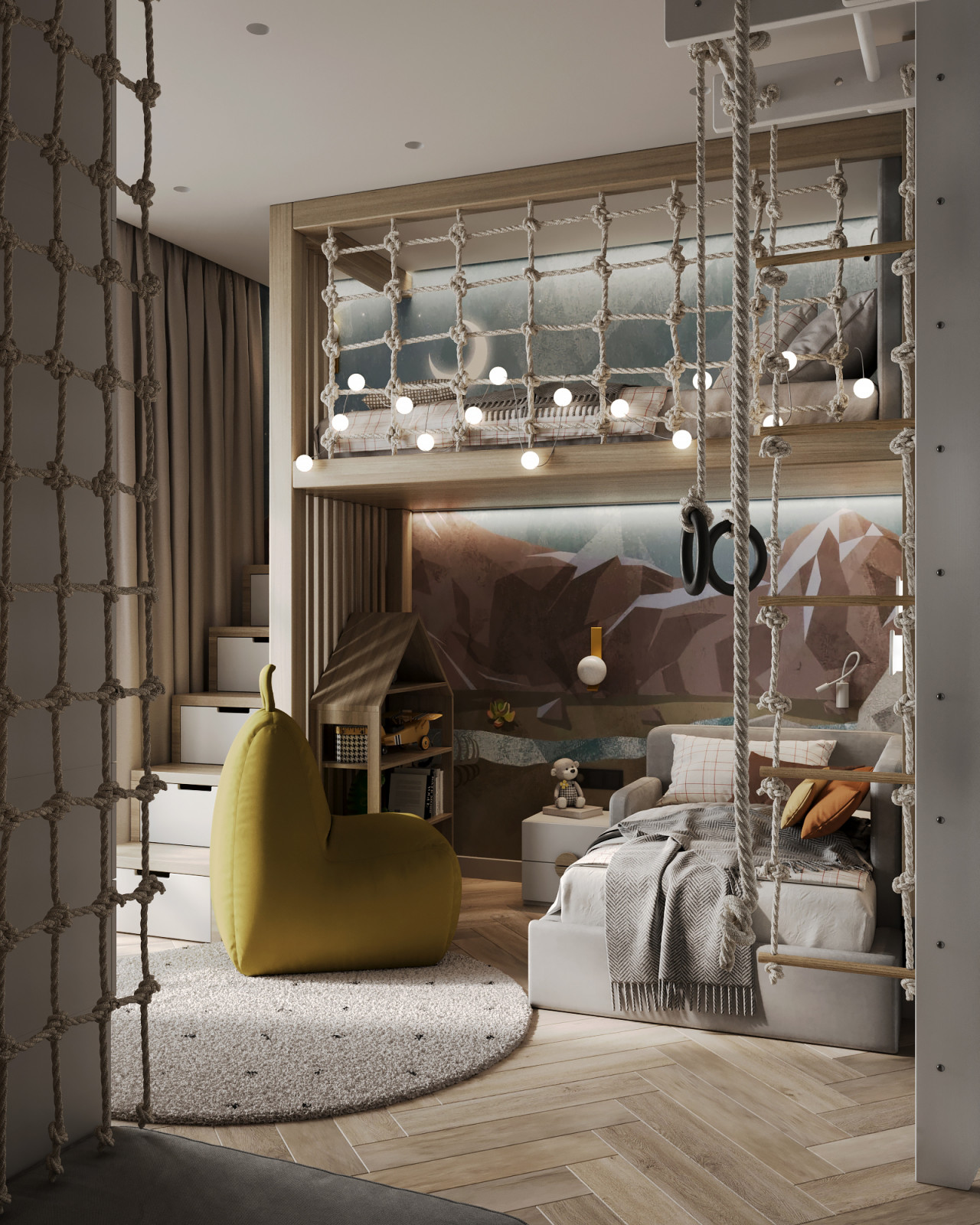 Небольшая квартира для семьи