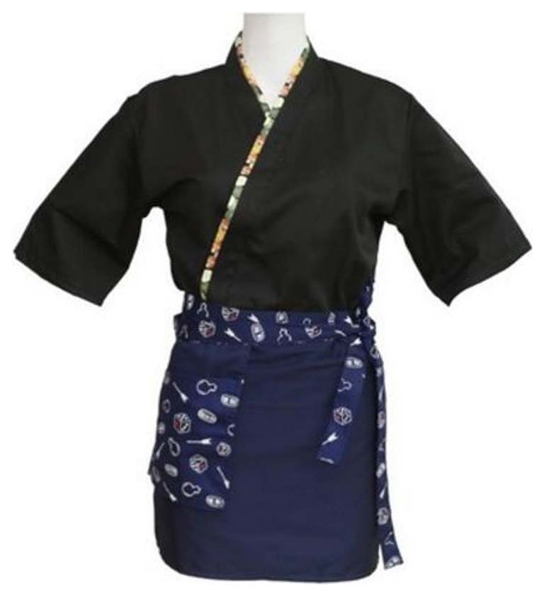 Kitchen Aprons Japanese Style Restaurant Apron Waitress Work Clothes
