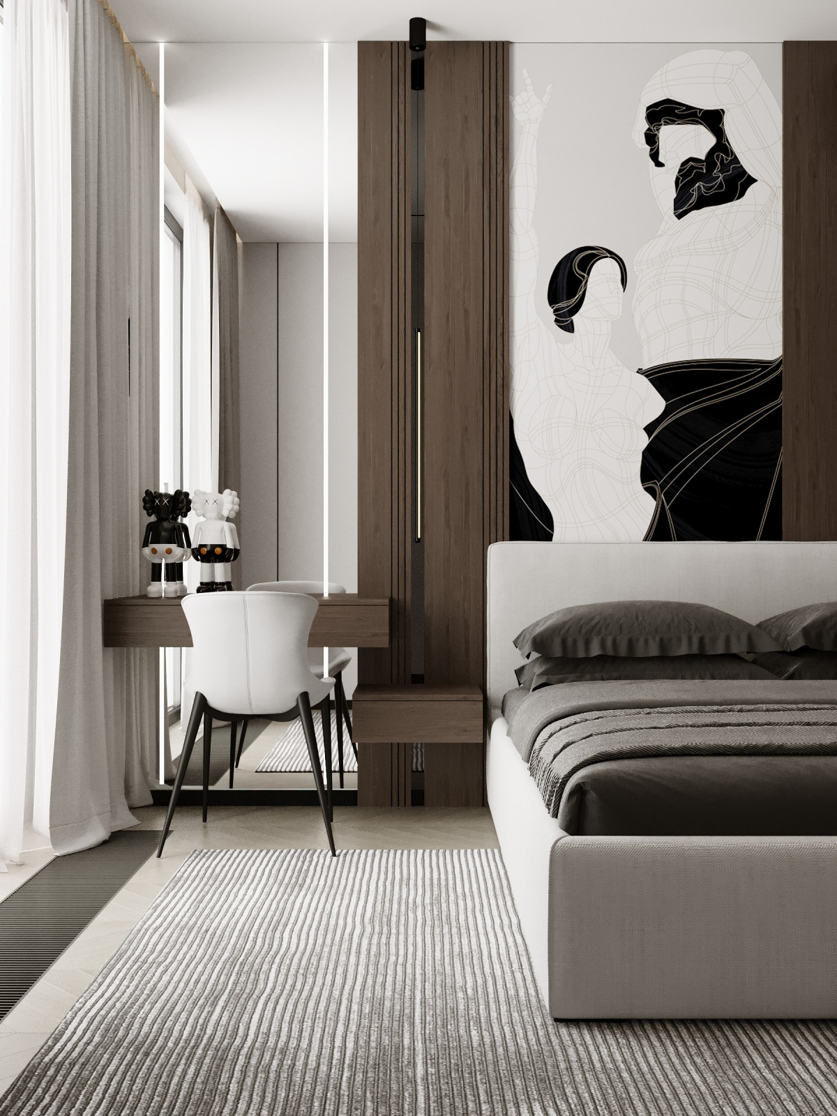 Интерьер в ЖК "Западный порт"