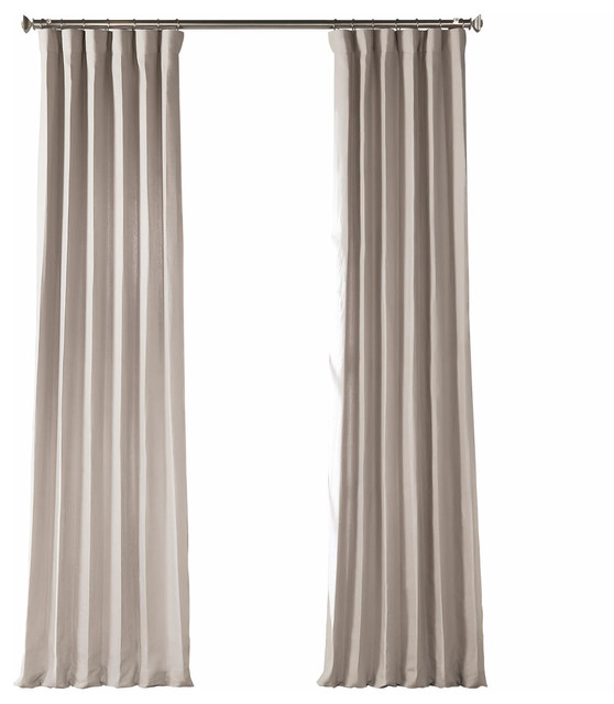French Linen Curtain Single Panel Contemporary Curtains By