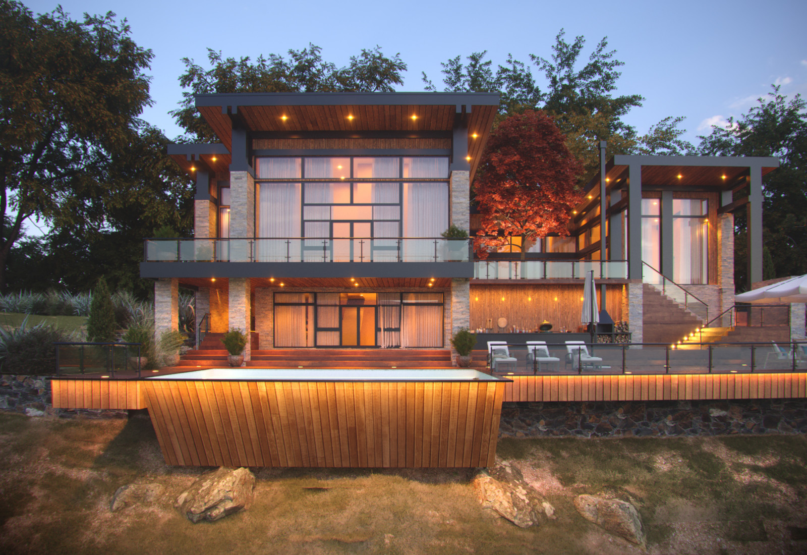 Проект частный резиденции Square