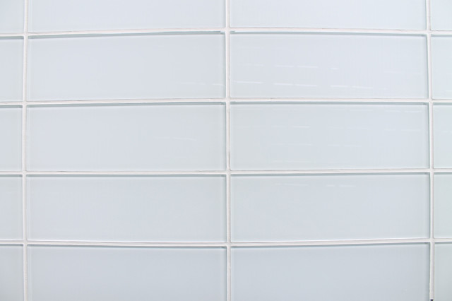 Gl Subway Tile Linen Ice Contemporary Wall And Floor Gl Subway Tile Linen Ice